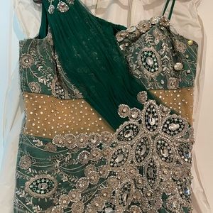 Beautiful hand beaded dress with Swarovski crystals from Lebanon